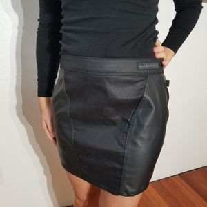 Rock & Republic Cybil leatherette mini skirt